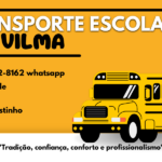 Transporte escolar da tia Vilma